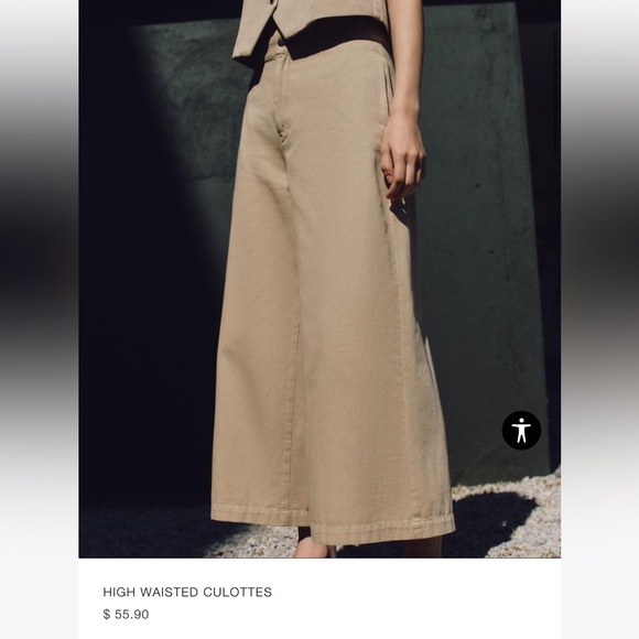 High Waisted Culotte - Picture 4 of 9